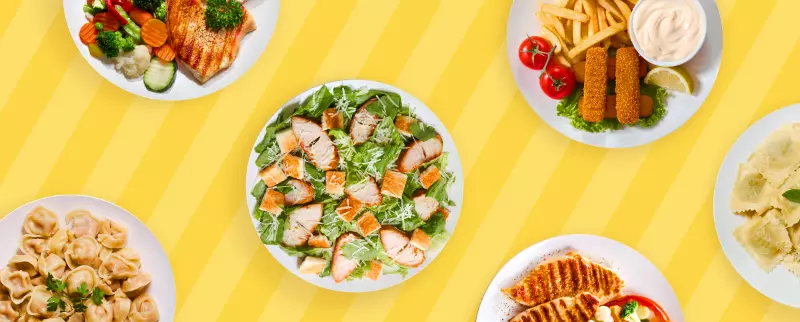 pratos variados de receitas